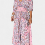 Robe d'été décontractée Dunya avec décolleté en V