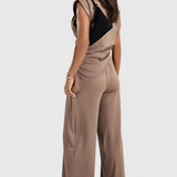 Ensemble Asymétrique Sofia avec Épaules Drapées