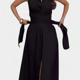 Robe Chemise Meryl avec Boutons et Ceinture Ajustable