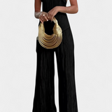 Ensemble Pilarica avec Top Halter Asymétrique et Pantalons Fluides