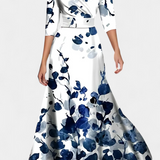 Robe Maxi Enveloppante Lauren avec Fleurs