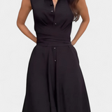 Robe Chemise Meryl avec Boutons et Ceinture Ajustable