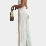 Ensemble Pilarica avec Top Halter Asymétrique et Pantalons Fluides