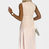 Robe Midi Jivka avec Décolleté en V