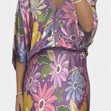 Ensemble Blouse et Jupe Peplum Florale Douce Shae