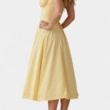 Robe Midi A-Line Flora avec Corset