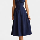 Robe Midi A-Line Flora avec Corset