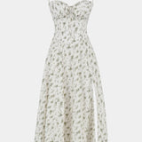 Robe Midi A-Line Flora avec Corset