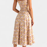 Robe Midi A-Line Flora avec Corset