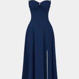 Robe Midi A-Line Flora avec Corset