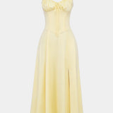 Robe Midi A-Line Flora avec Corset