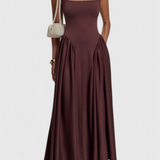 Robe Midi Verona avec Décolleté Carré