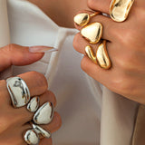 Anneaux en Métal Irréguliers