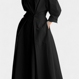Robe Maxi à Manches Longues Miriam Rétro