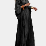 Robe Maxi Géométrique Anelia avec Décolleté en V