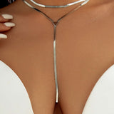 Collier Choker en Chaîne Métallique