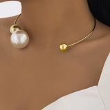 Colliers en Perles Métalliques