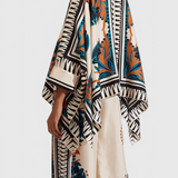 Ensemble Floral en Satin Beatriz au Crépuscule