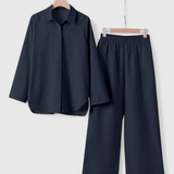 Ensemble en Lin et Coton de Deux Pièces Skye avec Silhouette Détendue