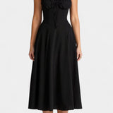 Robe Midi A-Line Flora avec Corset