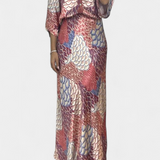 Ensemble Blouse et Jupe Peplum Florale Douce Shae