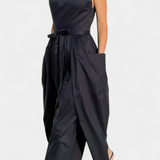 Robe Dezi Longue Sans Manches avec Bretelles Latérales Ajustables