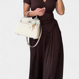 Ensemble Confortable de Deux Pièces Ruslana avec Décolleté en V Croisé