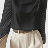 Blouse Élégante Zaraa avec Manches Transparentes