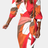 Robe Enveloppante Imprimée Maira