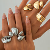 Anneaux en Métal Irréguliers