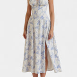 Robe Midi A-Line Flora avec Corset