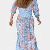 Robe d'été décontractée Dunya avec décolleté en V