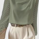 Blouse Élégante Zaraa avec Manches Transparentes