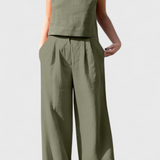 Ensemble Sans Manches Yvanne Vintage d'Été