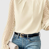 Blouse à Manches Longues Nautique Helga