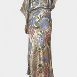 Ensemble Blouse et Jupe Peplum Florale Douce Shae