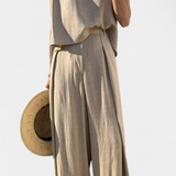 Ensemble de Deux Pièces Lauren à Jambes Larges