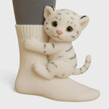 Chaussettes Tigre Blanc Lucía