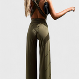 Mono à Jambes Larges Ivana avec Dos Croisé