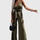 Mono à Jambes Larges Ivana avec Dos Croisé