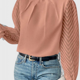 Blouse à Manches Longues Nautique Helga