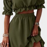 Ensemble de Deux Pièces Off-Shoulder Katja