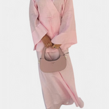 Ensemble Chemise à Col en V et Jupe Fendue Zelda