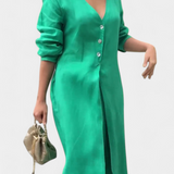 Mono Whitney avec décolleté en V et ouverture frontale