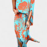 Robe Carlena à Une Épaule avec Imprimé Romantique