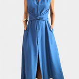 Robe Chemise Meryl avec Boutons et Ceinture Ajustable