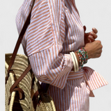 Robe Chemise Rayée Sherlyn Intemporelle