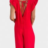 Mono Isela avec Décolleté en V et Imprimé Léopard