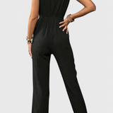 Mono Texturé Marisela avec Décolleté en V