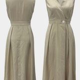 Robe Blazer Sans Manches Beverly avec Coupe A et Boutons